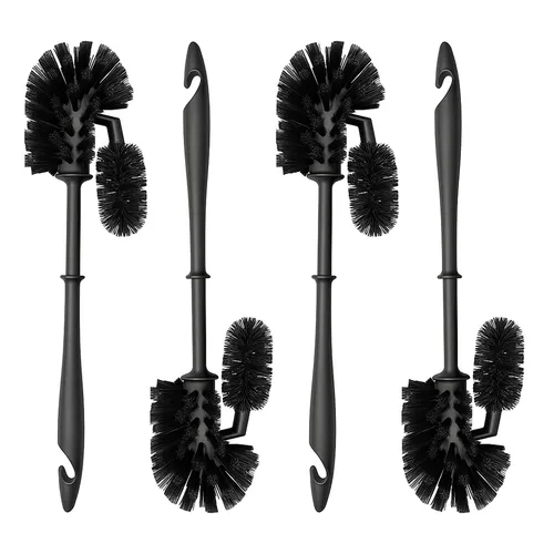 Rival WC-Randreinigerbürste Smart Line 4er Set - Effizientes 4er Set mit speziellen PP-Borsten für gründliche Reinigung unter dem Toilettenrand. Langlebig, hygienisch und ideal für jedes Badezimmer – die perfekte Lösung für saubere Toiletten.