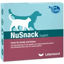 x10 g NutriLabs NuSnack Support - Leberwurst 25