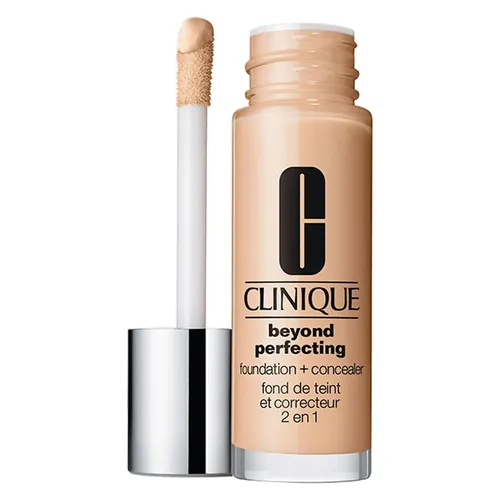 Clinique Beyond Perfecting Foundation + Concealer 30 ml - Make-up mit 2-in-1 Funktion: perfekte Abdeckung und langanhaltender Teint für ein strahlendes, makelloses Hautbild.
