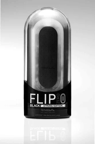 TENGA Flip Zero Black - Solider Masturbator mit Unterdruck-Funktion - Sexspielzeug für Herren, bietet ein intensives Erlebnis durch innovative Unterdruck-Technologie für realistische Empfindungen.