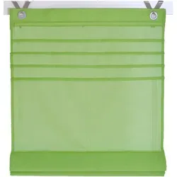 Kutti Raffrollo Kessy Biese - Halbtransparent, Hakenaufhängung, Grün 80 x 140 cm - Praktisches Raffrollo mit Hakenaufhängung, ideal für einfache Montage ohne Bohren. Halbtransparent und pflegeleicht, perfekt für jeden Raum.