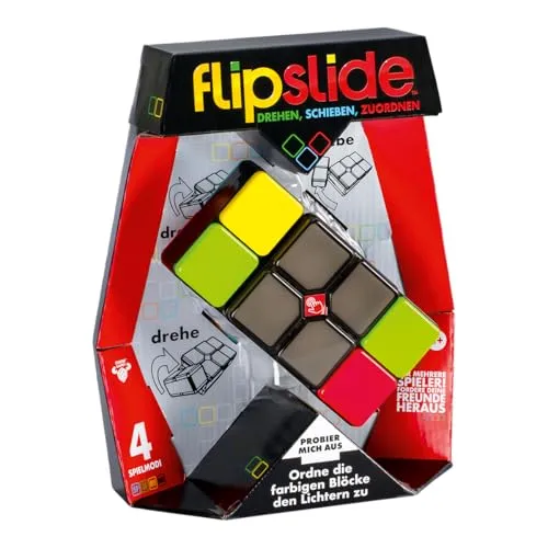 Moose Toys Flipslide – Elektronisches Zuordnungsspiel - Festnetztelefone – Spannendes Spiel für 1+ Spieler ab 8 Jahren mit 4 Spielmodi zur Förderung von Reaktionsvermögen und Konzentration. Tragbares Design für Spaß unterwegs!