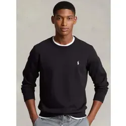 Polo Ralph Lauren Herren Pullover Jersey schwarz (L) - Klassischer Herren Pullover mit schwarzem Ärmel, aus hochwertiger Baumwolle. Ideal für lässige Anlässe und vielseitig kombinierbar. Ein Must-Have für jeden Kleiderschrank!