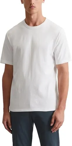 Marc O'Polo Rundhals-T-Shirt Regular aus hochwertiger Baumwolle - Rundhalsshirts aus 100% Baumwolle, weich und atmungsaktiv, ideal für den lässigen Alltagslook.