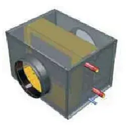S&P BA-AF 400 L Kaltwasser-Kühlregister - Effizientes Kaltwasser-Kühlregister für Lüftungssysteme. Robuste Bauweise mit verzinktem Stahlblech und Edelstahl-Kondensatwanne. Ideal zur Temperierung und Entfeuchtung der Zuluft in industriellen Anwendungen.