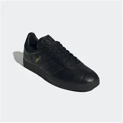 adidas Originals GAZELLE Sneaker Schwarz 38 EU - Stylische schwarze Sneaker mit sportlichem Design und hochwertigem Obermaterial aus Leder und Synthetik. Ideal für jeden Anlass, bitte eine Größe größer bestellen.