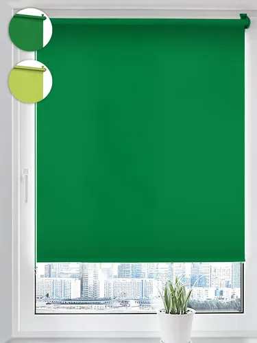 Sonello Verdunkelungsrollo Klemmfix ohne Bohren 70 x 130 Grün Verdunklungsrollo Fensterrollo Rollo Seitenzugrollo Klemmrollo für Fenster & Tür