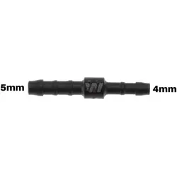 WamSter® I Schlauchverbinder Pipe Connector reduziert 5mm 4mm Durchmesser