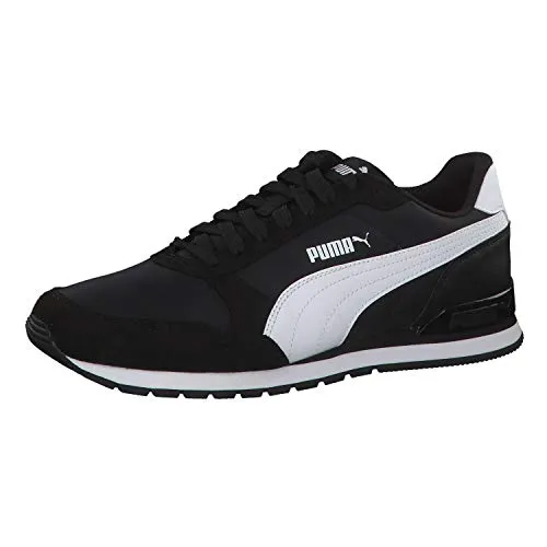 Puma ST RUNNER V2 NL Unisex Sneaker - Schwarz, 44 EU - Herren-Sneaker mit moderner Gummilaufsohle und klassischem Nylon-Obermaterial für optimalen Komfort und Stil.