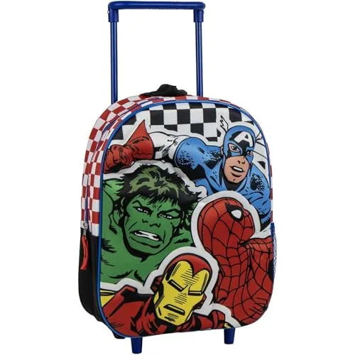 CERDÁ LIFE'S LITTLE MOMENTS Infantil Trolley 3D Medidas Mochila Avengers, 25 x 31 x 10 cm, Para Niñ@s, Rucksack, Uni, Kinder, Modell: 5-teilig, Modell: 5-teilig, 25.0x31.0x10.0 cm