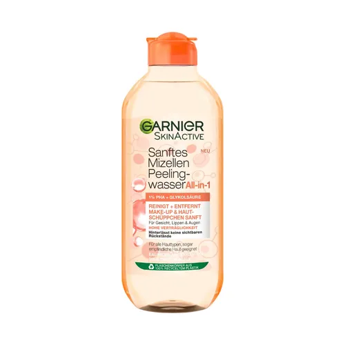 Garnier SkinActive Mizellen Reinigungswasser Peeling All-in-1 Reinigung, 400 ml