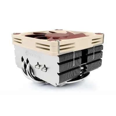Noctua NH-L9x65, Kompakter Low-Profile CPU Kühler - CPU-Kühler für HTPC und ITX-Systeme, nur 65mm hoch mit flüsterleisen NF-A9x14 Lüfter und einfacher Montage auf Intel und AMD Prozessoren.