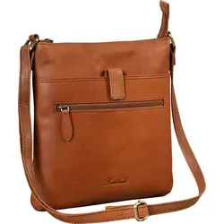 Benthill Umhängetasche Damen - Echt Leder Shopper Handtasche - Umhängetasche aus echtem Leder mit praktischem Reißverschlussfach, ideal für stilvolle Aufbewahrung und täglichen Gebrauch.