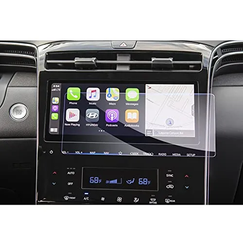 GAFAT Kompatibel mit Hyundai Tucson NX4 2021-2023 2024 10,25" Navigation Schutzfolie, Glas Displayschutzfolie für Tucson 2023 10,25 Zoll Infotainment System GPS Touchscreen, Stoßfest, 9H Anti-Kratzen