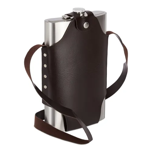 Flachmann XXL Taschenflasche Party Trinkflasche 1,8 l umhängbar Flachmann XXL