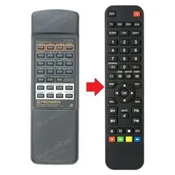 Ersatz Fernbedienung Pioneer A-509R | A-550R | A-209R
