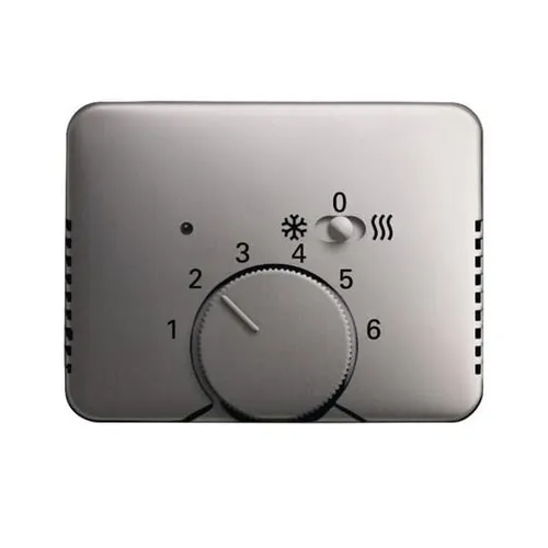 Busch-Jaeger Temperaturreglerabdeckung 1795 HKEA-20 IP20 Platin - Lichtschalter für Thermostate, elegante platinfarbene Oberfläche, ideal für moderne Wohnräume und einfache Installation.