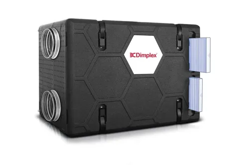 Glen Dimplex SEE Wohnungslüftungsgerät ZL-M 325 - Luftbefeuchter & -entfeuchter mit Wärmerückgewinnung, 325 m³/h Luftvolumen, energiesparend und ideal für effiziente Wohnraumlüftung.