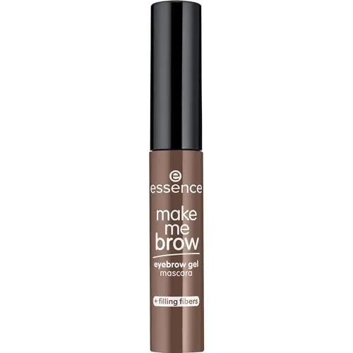 essence make me brow Eyebrow Gel Mascara 3,8ml - Braun - Mini-Brow Gel für natürlich definierte Augenbrauen. Mit einer praktischen Größe von 3,8 ml ideal für unterwegs. Verleihe deinem Look mit dem Farbton Braun den perfekten Schliff.