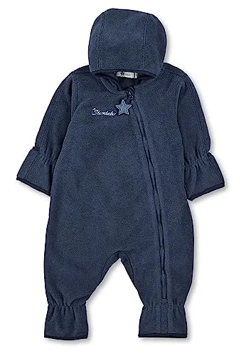 Sterntaler Unisex Baby Overall, Blau (Sandmann), 86 - Kuscheliger Microfleece Overall mit Reißverschluss und praktischen Hand- und Fußstulpen, ideal für kalte Ausflüge. Maschinenwaschbar und angenehm warm für Kleinkinder ab 12 Monaten.