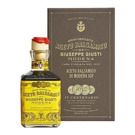 Aceto Balsamico di Modena Balsamico 4 Gold Medaillen Giuseppe Giusti Cubica