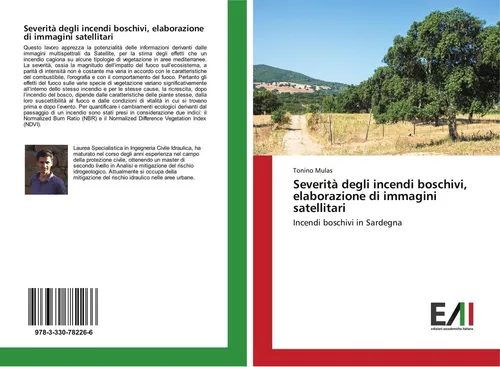 Severità degli incendi boschivi, elaborazione di immagini satellitari Tonino Mul