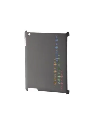 Hama Graphic Cover für Apple iPad 2-4 in Grau - Stylische Schutzabdeckung aus robustem Polycarbonat, passgenau für Ihr iPad, ideal für den täglichen Gebrauch und optimalen Schutz.