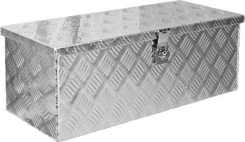Trucky Anhänger-Deichselbox D050 - Robuste Aluminium Werkzeugkiste für Transport und Lagerung, verschließbar mit Schlüssel und ideal für Werkstatt, Auto oder Garten.