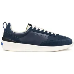 Geox Herren Sneaker GXRN-02 in Blau, Größe 43 - Atmungsaktiver urbaner Sneaker mit RESPIRA Technologie, Wechselfußbett für individuelle Einlagen und stylischen Zierdetails. Ideal für den täglichen Komfort.