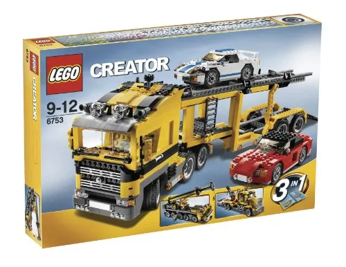 LEGO Creator 6753 - Autotransporter - Bauen Sie Ihren eigenen Autotransporter mit 63 Teilen! Ideal für kreative Jungen, fördert die motorischen Fähigkeiten und sorgt für stundenlangen Spielspaß.