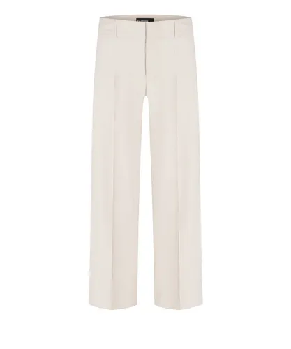 Cambio Stoffhose in Beige - Moderne Stoffhose aus 100% Polyester, ideal für den Alltag. Bequeme Passform in Größe 40/27, perfekt für stilvolle Outfits.