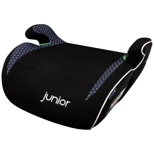 Petex Kindersitz Max 311 R129, blau, für Kinder von 125-150 cm - Kindersitzerhöhung für 6-12 Jahre, sicher und bequem dank dick gepolsterter HDPE-Bauweise und 3-Punkt-Gurt. Zugelassen nach i-Size UN ECE Reg. 129, ideal für sichere Autofahrten.