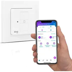 Nobily WLAN Zeitschaltuhr für Rollläden - Smart Home mit Alexa & Google Assistant - Zeitschaltuhr für Rollladenantriebe, App-gesteuert mit Automatikbetrieb, Urlaubsschaltung und Wochenprogramm. Ideal für smartes Wohnen und einfache Bedienung.