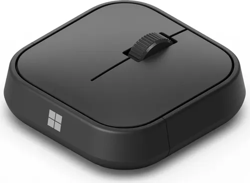 Microsoft Adaptive Kabellose Maus - Bluetooth 5.1, USB-C, Schwarz - Ergonomische Maus mit anpassbaren Tasten für individuellen Komfort, ideal für lange Arbeitstage und vielseitige Nutzung.