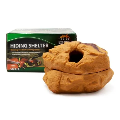 Hiding Shelter small Sandstone - Die Höhle ist ideal als Versteck für Reptilien, Amphibien und Wirbellose - Terrarium Wetbox für die Eiablage in Sandstein