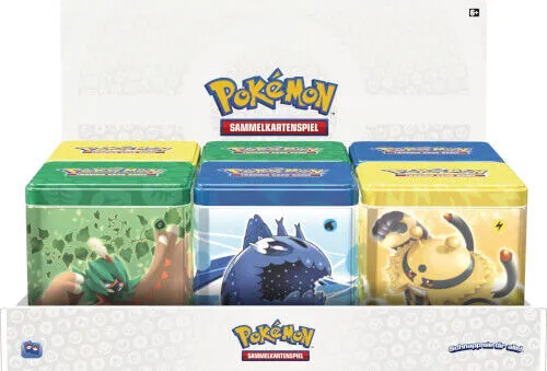Pokemon TRADING CARDS Stackable Tin Frühjahr 2022 sortiert