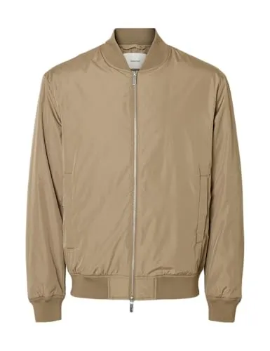SELECTED MEN Herren Slhchris Bomber JKT #S – Stilvolle Bomberjacke in Weathered Teak - Moderne Bomberjacke für Männer, ideal für Freizeit und Alltag. Robuste Verarbeitung und angesagter Look machen sie zum perfekten Begleiter.
