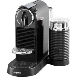 Magimix Citiz & Milk Espressomaschine 1 l, Schwarz, 1710 W - Vollautomatische Espressomaschine mit 19 bar Druck und integriertem Milchtank für cremigen Genuss. Ideal für Kaffeekapseln und bis zu 4 Tassen gleichzeitig.