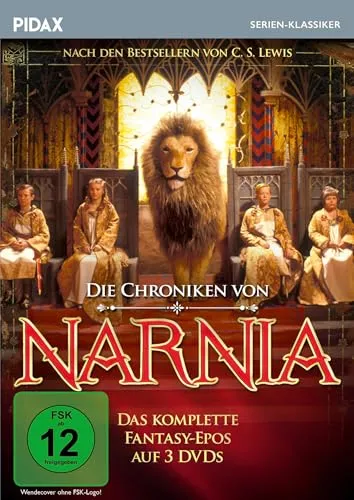 Die Chroniken von Narnia - Komplettbox - Komplettbox der preisgekrönten Fantasy-Epos nach C. S. Lewis, perfekt für Fans und Familien, freigegeben ab 12 Jahren.