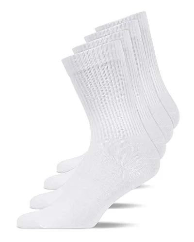 Snocks Herren & Damen Tennissocken (4x Paar) - Hochwertige Bio-Baumwolle - Running-Socken für Herren, optimale Passform und Atmungsaktivität für maximalen Komfort beim Sport, hergestellt aus umweltfreundlichen Materialien.