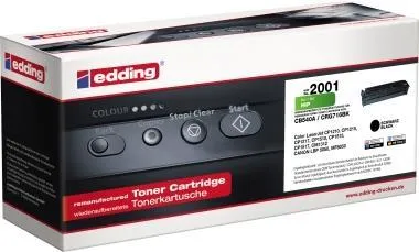 Edding EDD-2001 Toner kompatibel für HP 125A CB540A - Toner für HP und Canon Drucker, recycelt und umweltschonend, mit einer Kapazität von 2200 Seiten für langlebige Druckqualität.