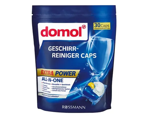 Domol Extra Power All-In-One Spülmaschinentabs (30 Caps)