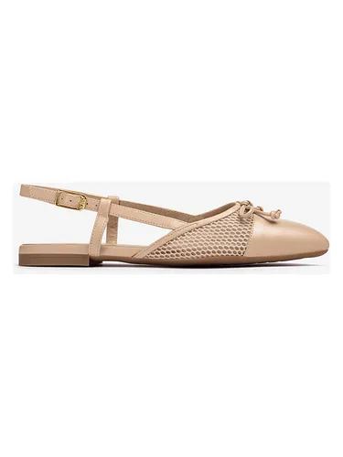 Unisa Peeptoes & Slingpumps AMALE, Beige - Handgefertigte Damen-Schuhe - Pumps aus Spanien mit einzigartigem Design und atmungsaktiver Mesh-Optik. Ideal für modebewusste Frauen, die Komfort und Stil vereinen möchten.