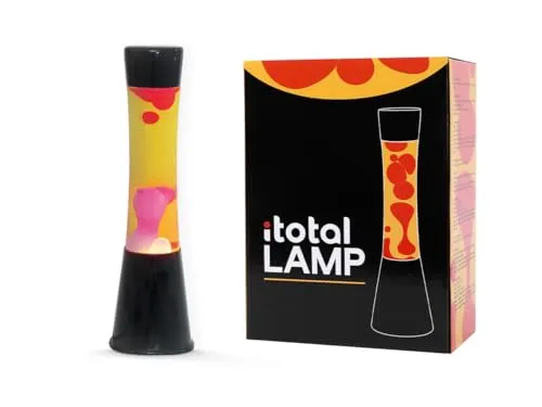 I-TOTAL® - Magie Lavaspektakel Lavalampe - Die originelle Retro-Lavalampe i-Total sorgt mit buntem Wachs und Flüssigkeit für eine stimmungsvolle Atmosphäre in jedem Raum. Modernes Design vereint mit dem Charme der 60er-Jahre.