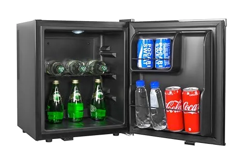 METRO Professional Minibar GMB2038B, 38L, leise und energieeffizient - Mini-Kühlschrank mit 38L Fassungsvermögen, leiser Betrieb bei nur 26dB, ideal für Hotels oder Home Offices. Perfekte Kühlung von +6 °C bis +22 °C.
