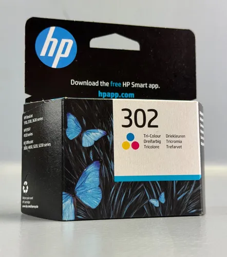 HP 302 (F6U65AE) - Farb Druckerpatrone für HP DeskJet und OfficeJet, Profi-Qualität für bis zu 150 Seiten