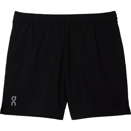 On Herren 5" Core Shorts in Größe XXL, schwarz - Leichte Laufshorts mit stützender Innenhose und elastischem Bund, ideal für ungestörte Läufe und maximalen Komfort.