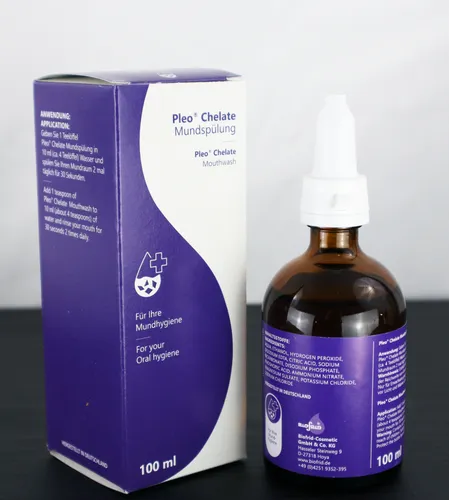 Pleo Chelate Mundspülung - 100ml reinigende Spülung zur Mundhygiene