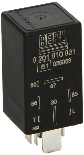 Borgwarner (BERU) Relais, Glühanlage GR031 - Autoteile für effiziente Motorstartunterstützung, sorgt für zuverlässige Glühung in Dieselmotoren.