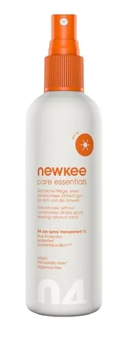 newkee Sonnenspray LSF 50 (150ml), Wasserfest, hoher Sonnenschutz, Sonnencreme Spray entwickelt von Manuel Neuer & Angelique Kerber - Handliche Sport Sonnencreme zum Sprühen